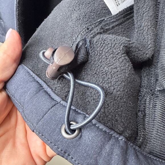 TSLA Men's Softshell Graphite Gray Full Zip Medium Jacket Water-Resistant Fleece - Picture 12 of 13